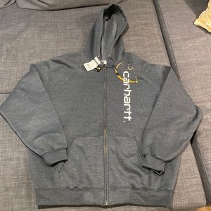 NWT Carhartt mens zip up hoodie. 2XL